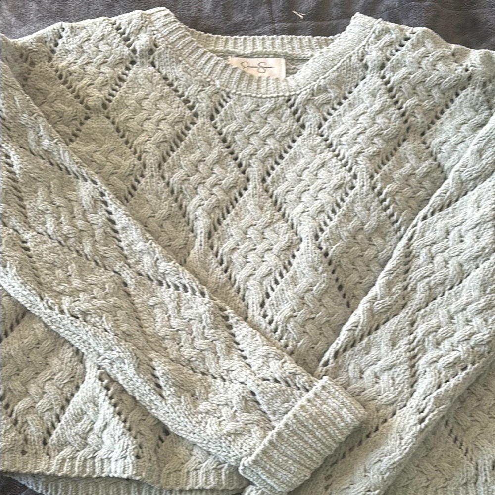 Jessica Simpson Green Sweater